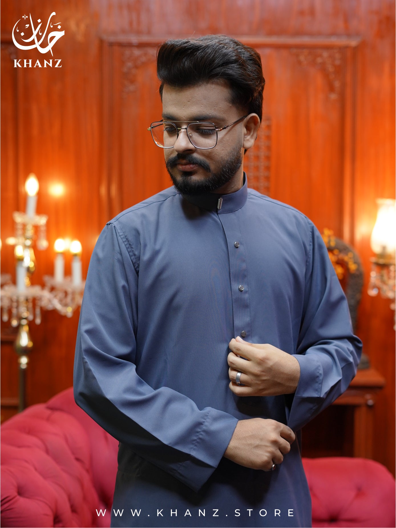 STEEL BLUE PREMIUM SAUDI THOBE
