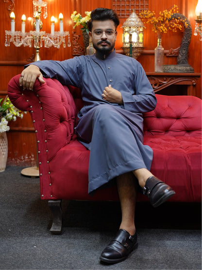 STEEL BLUE PREMIUM SAUDI THOBE