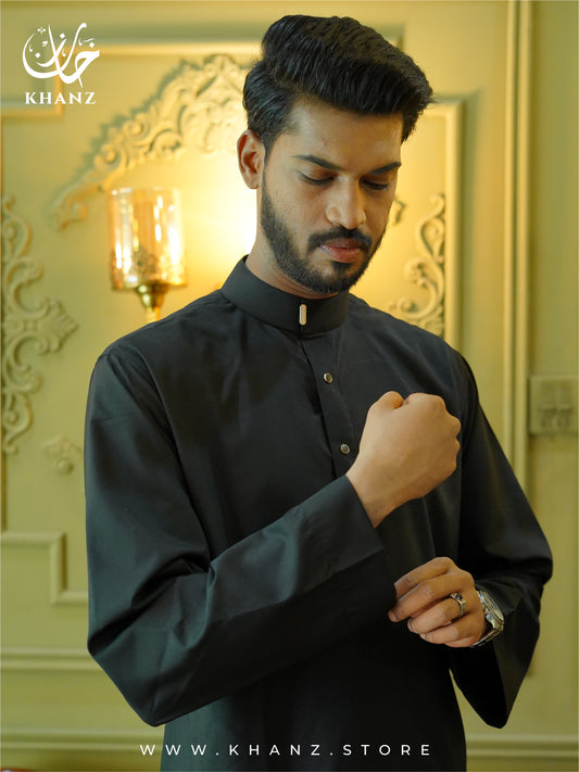 PREMIUM BLACK SAUDI THOBE