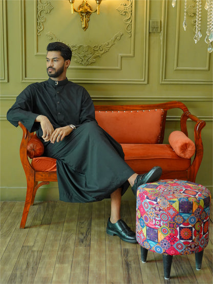 PREMIUM BLACK SAUDI THOBE