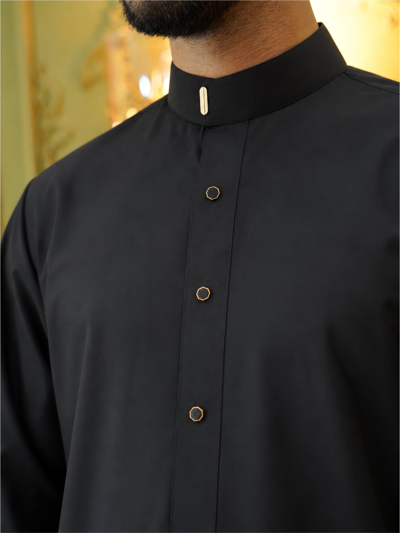 PREMIUM BLACK SAUDI THOBE