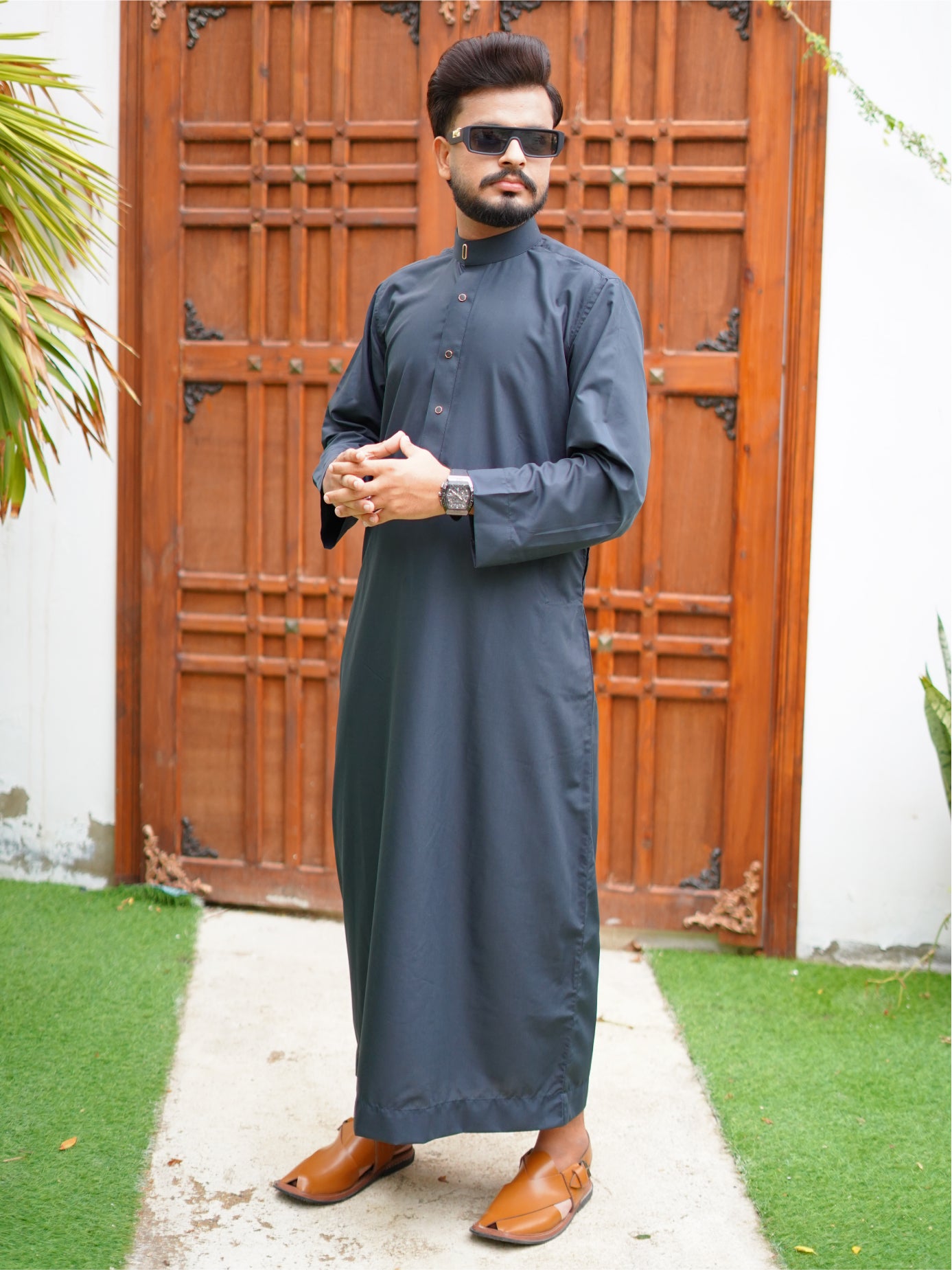 CHARCOAL GREY PREMIUM SAUDI THOBE