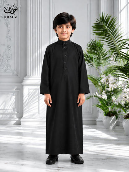 Kids Sherwani Collar Jubba | Premium Boys Thobe & Kandura