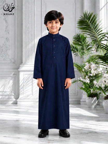 Kids Sherwani Collar Jubba | Premium Boys Thobe & Kandura