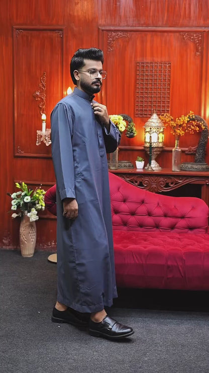 STEEL BLUE PREMIUM SAUDI THOBE